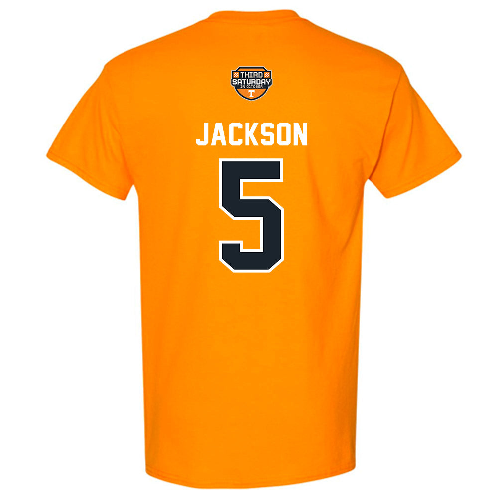 Tennessee - NCAA Football : Radarious Jackson - Third Saturday Orange T-Shirt-1