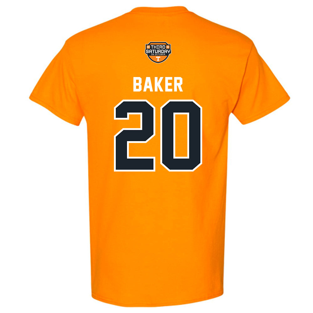 Tennessee - NCAA Football : Justin Baker - Third Saturday Orange T-Shirt-1