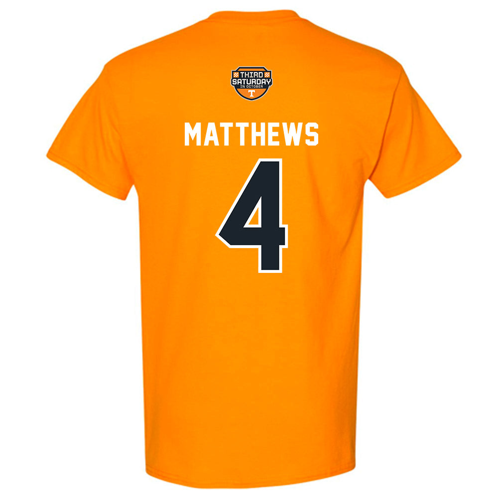 Tennessee - NCAA Football : Mike Matthews - Third Saturday Orange T-Shirt-1