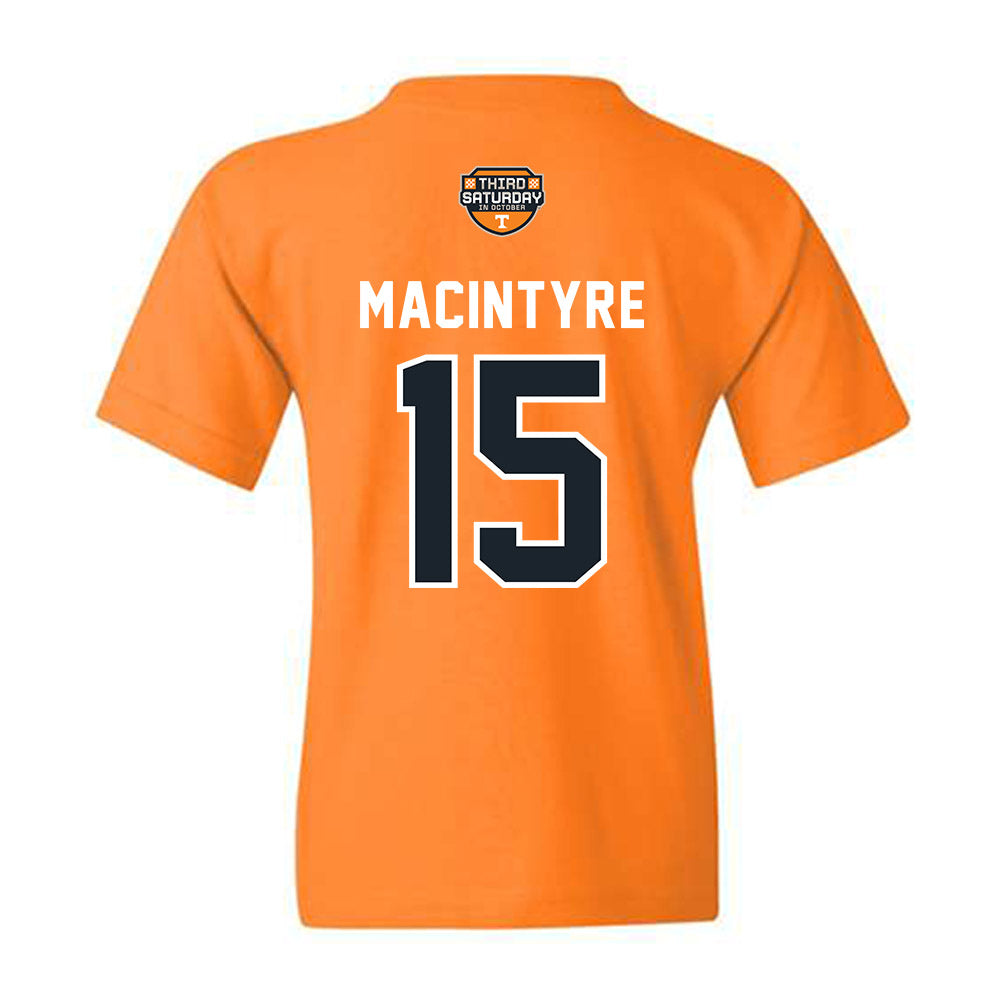 Tennessee - NCAA Football : George MacIntyre - Third Saturday Orange Youth T-Shirt-1