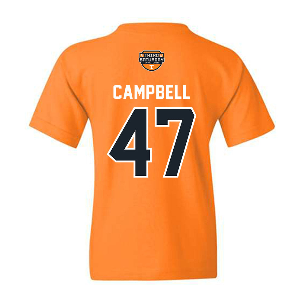 Tennessee - NCAA Football : Isaiah Campbell - Third Saturday Orange Youth T-Shirt-1