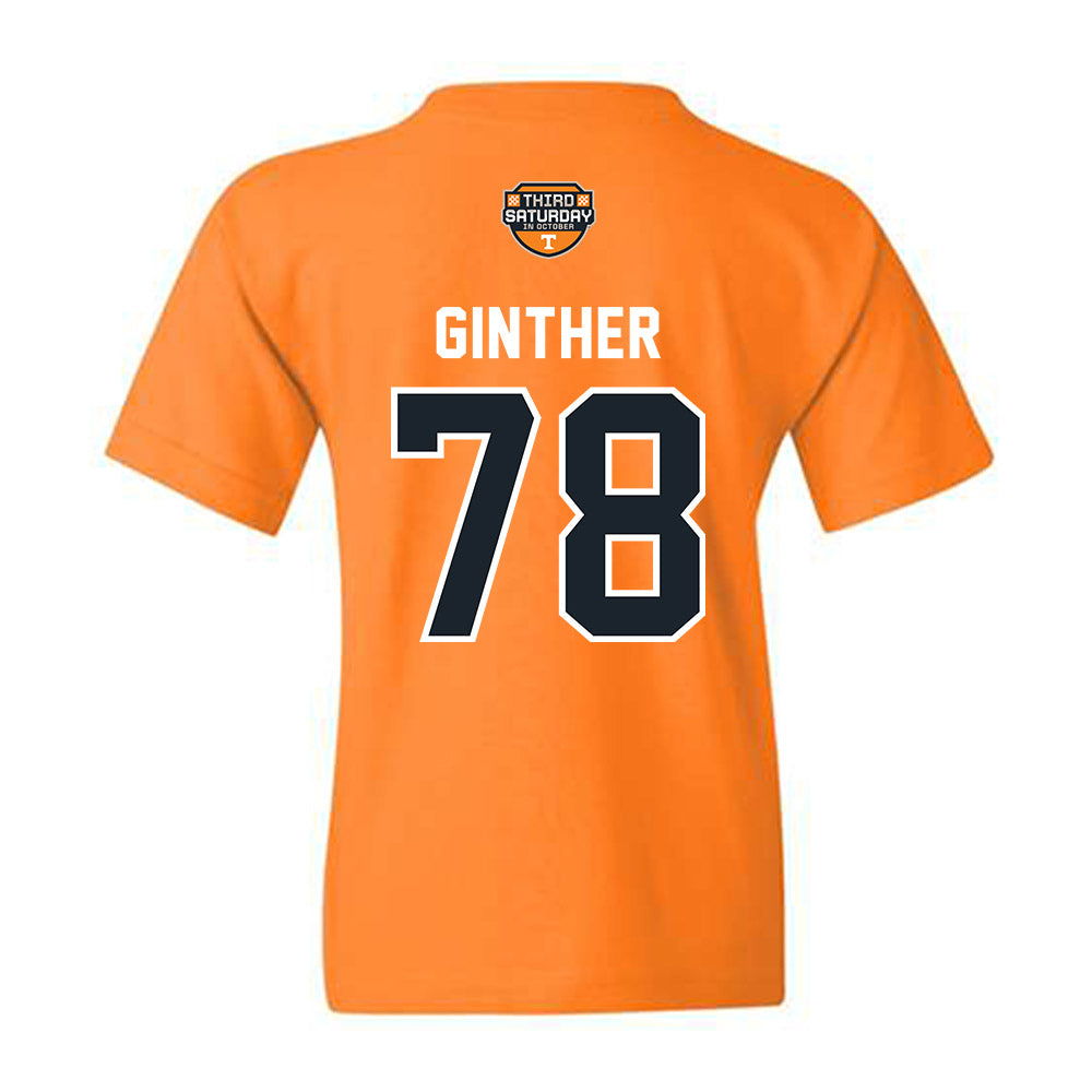 Tennessee - NCAA Football : Gage Ginther - Third Saturday Orange Youth T-Shirt-1