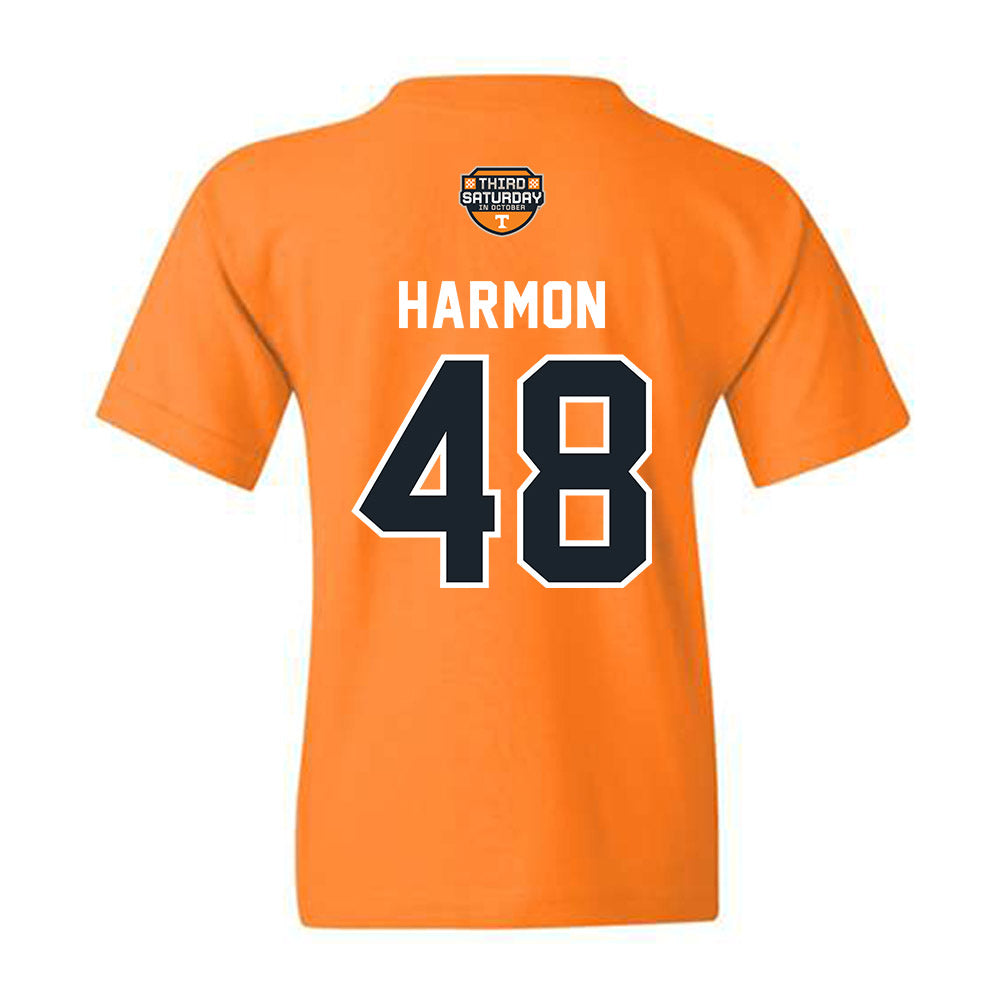Tennessee - NCAA Football : Jaedon Harmon - Third Saturday Orange Youth T-Shirt-1