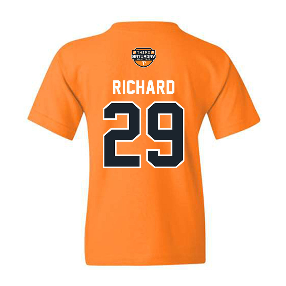 Tennessee - NCAA Football : Jadais Richard - Third Saturday Orange Youth T-Shirt-1