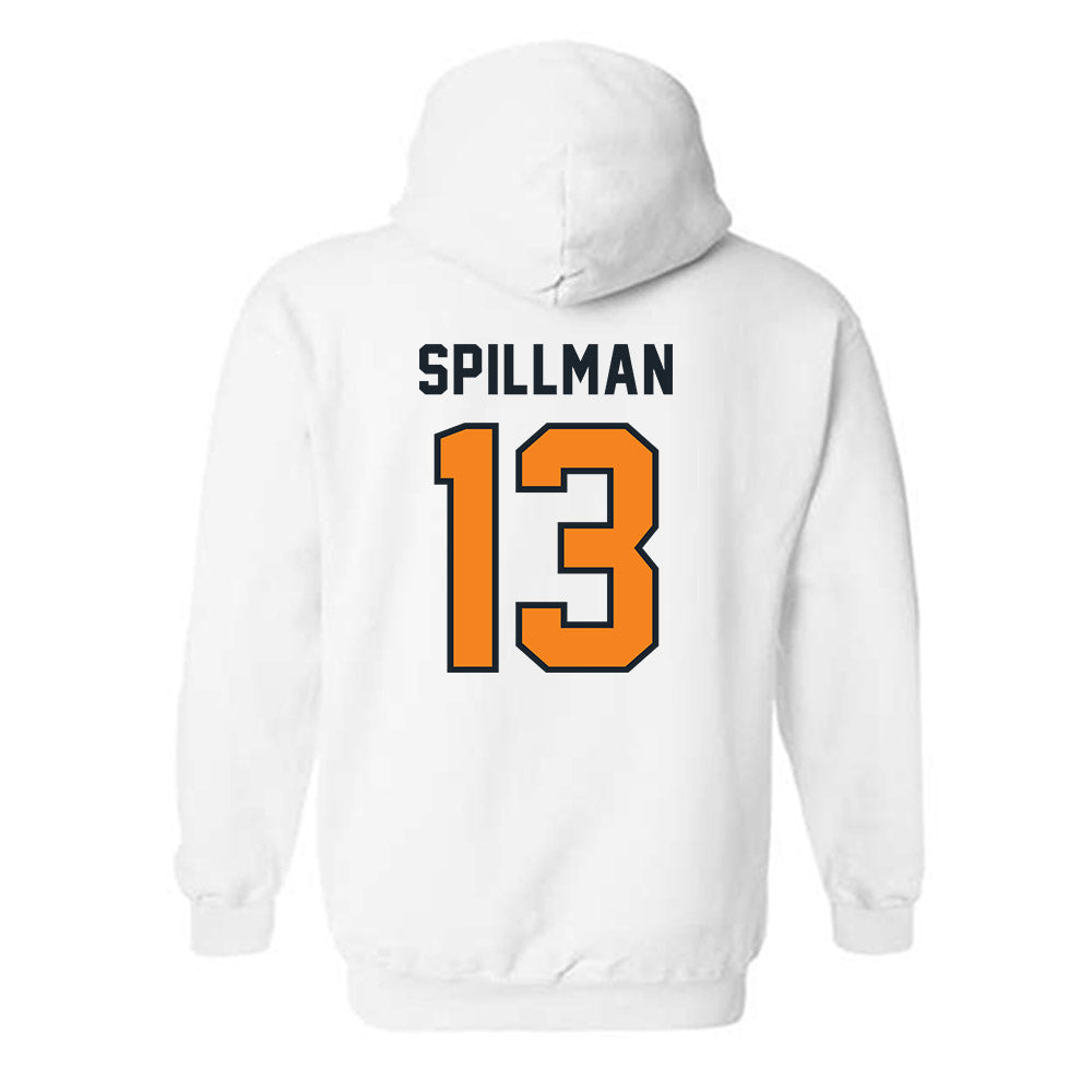 Tennessee - NCAA Football : Edwin Spillman - Third Saturday White Hooded Sweatshirt-1
