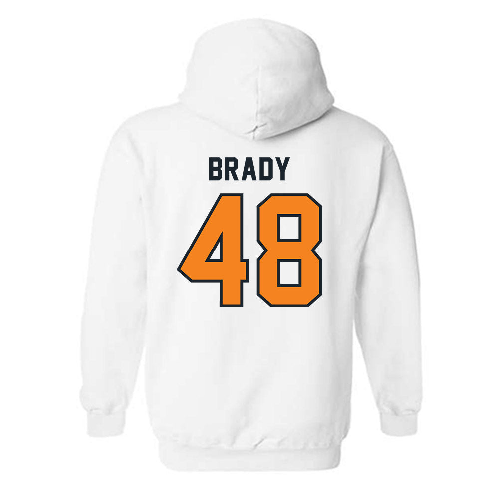 Tennessee - NCAA Football : Bennett Brady - Third Saturday White Hooded Sweatshirt-1