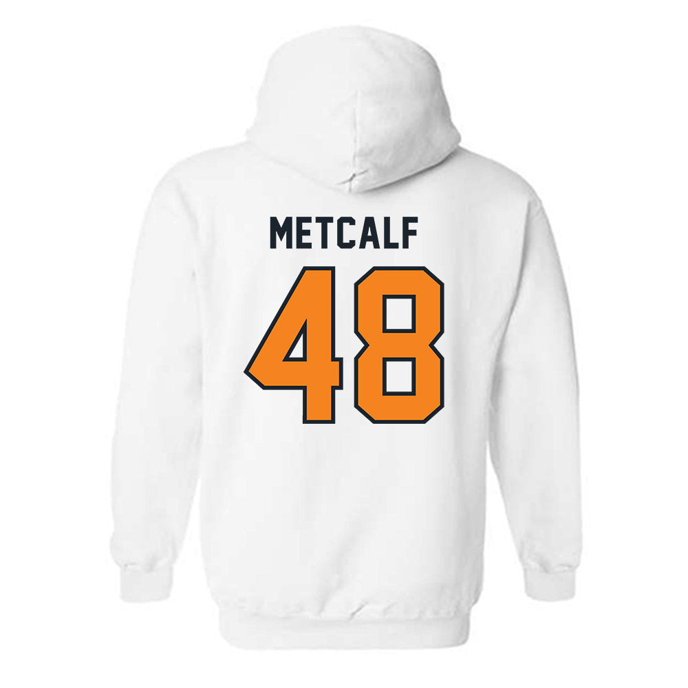 Tennessee - NCAA Football : Tevis Metcalf - Third Saturday White Hooded Sweatshirt-1