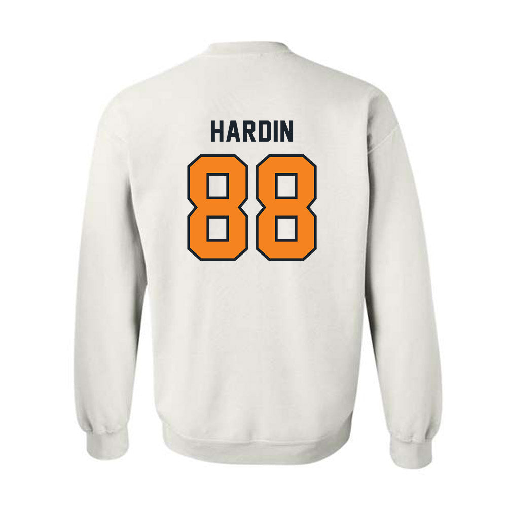 Tennessee - NCAA Football : Deon Hardin - Third Saturday White Crewneck Sweatshirt-1