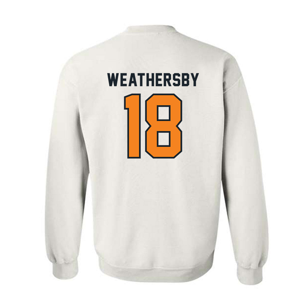 Tennessee - NCAA Football : Tyree Weathersby - Third Saturday White Crewneck Sweatshirt-1