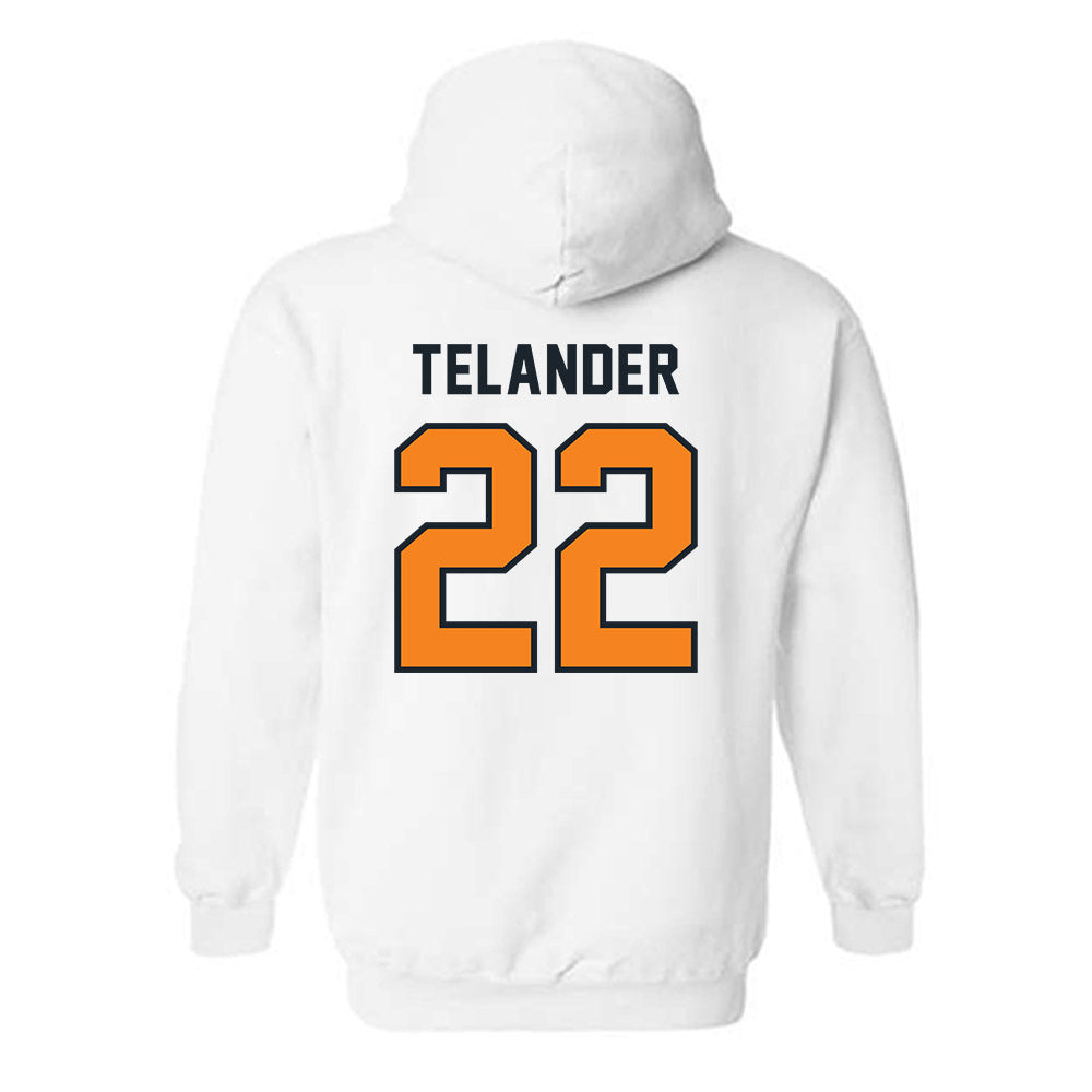 Tennessee - NCAA Football : Jeremiah Telander - Third Saturday White Hooded Sweatshirt-1