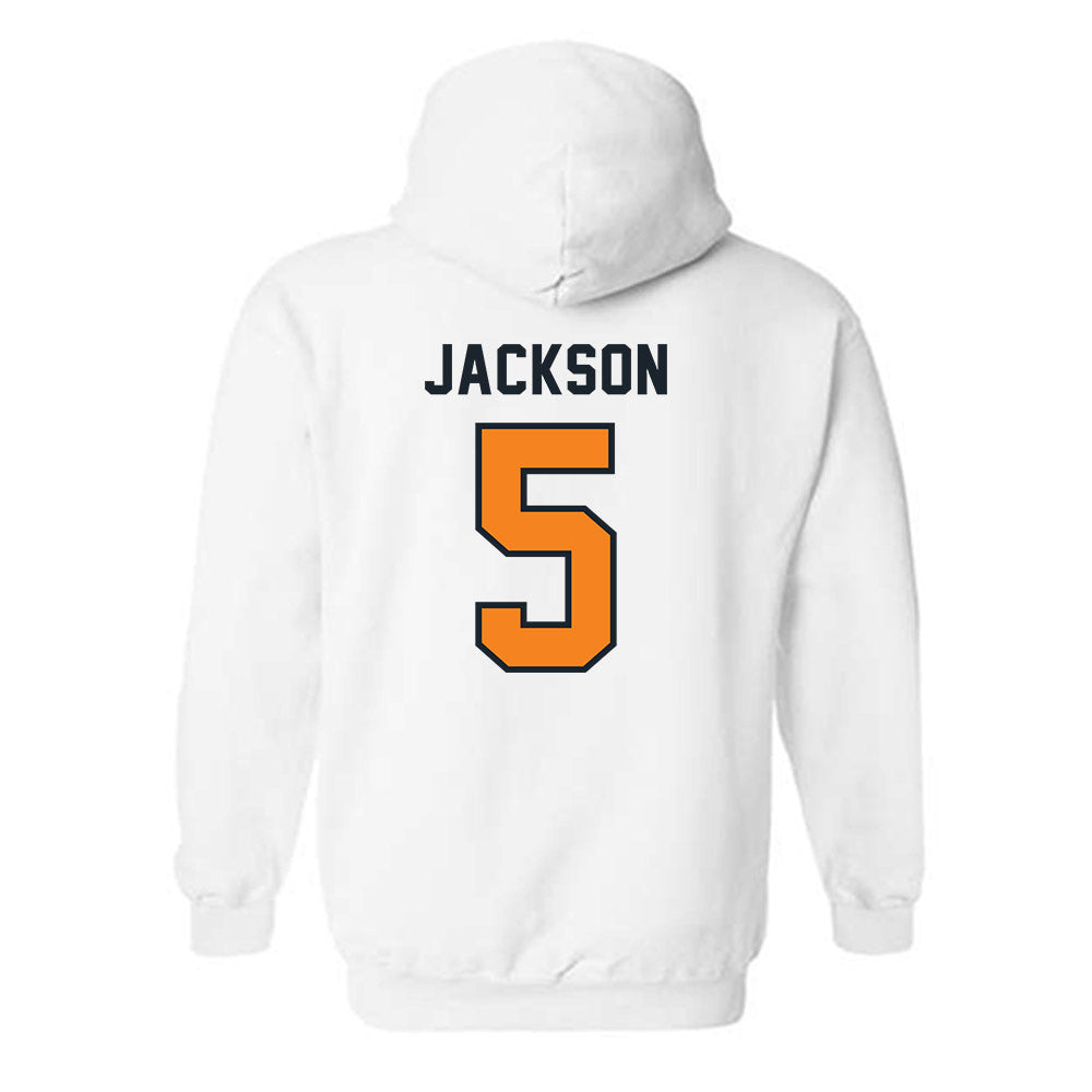 Tennessee - NCAA Football : Radarious Jackson - Third Saturday White Hooded Sweatshirt-1