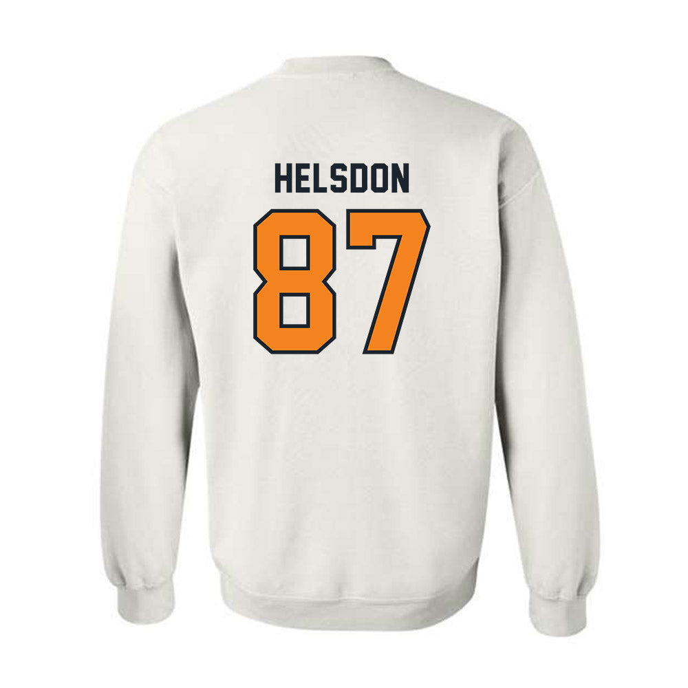 Tennessee - NCAA Football : Joshua Helsdon - Third Saturday White Crewneck Sweatshirt-1