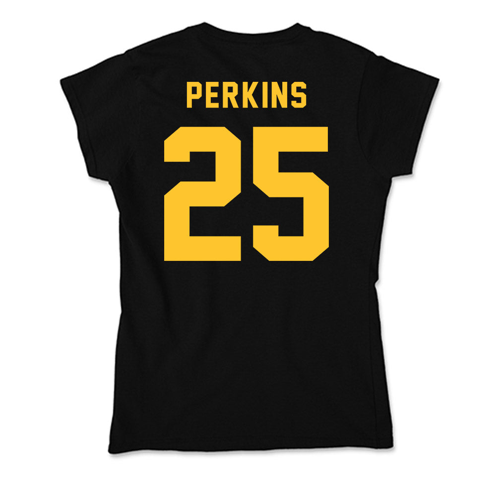 Allegheny - NCAA Men's Soccer : Ransom Perkins - Soft Style Women’s T-Shirt-1
