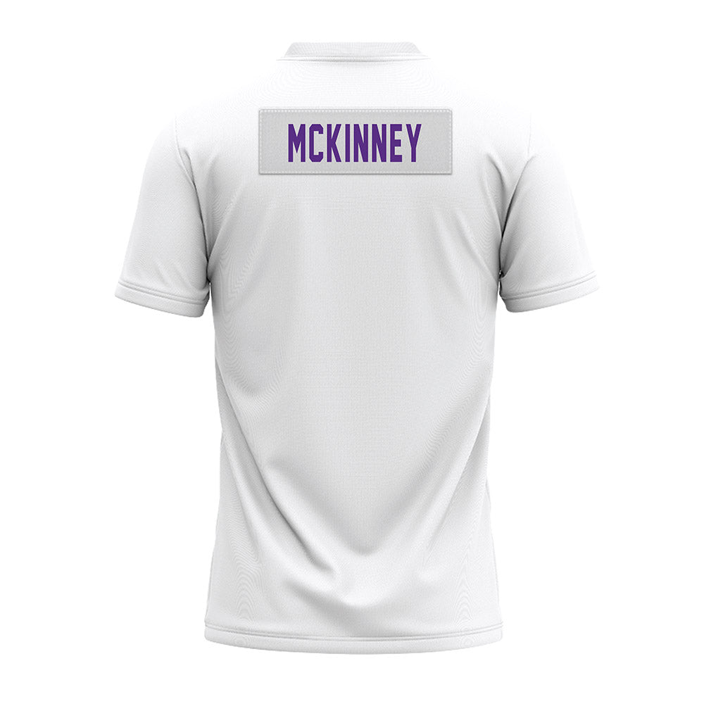TCU - NCAA Football : Noah McKinney - White Premium Football Jersey-1