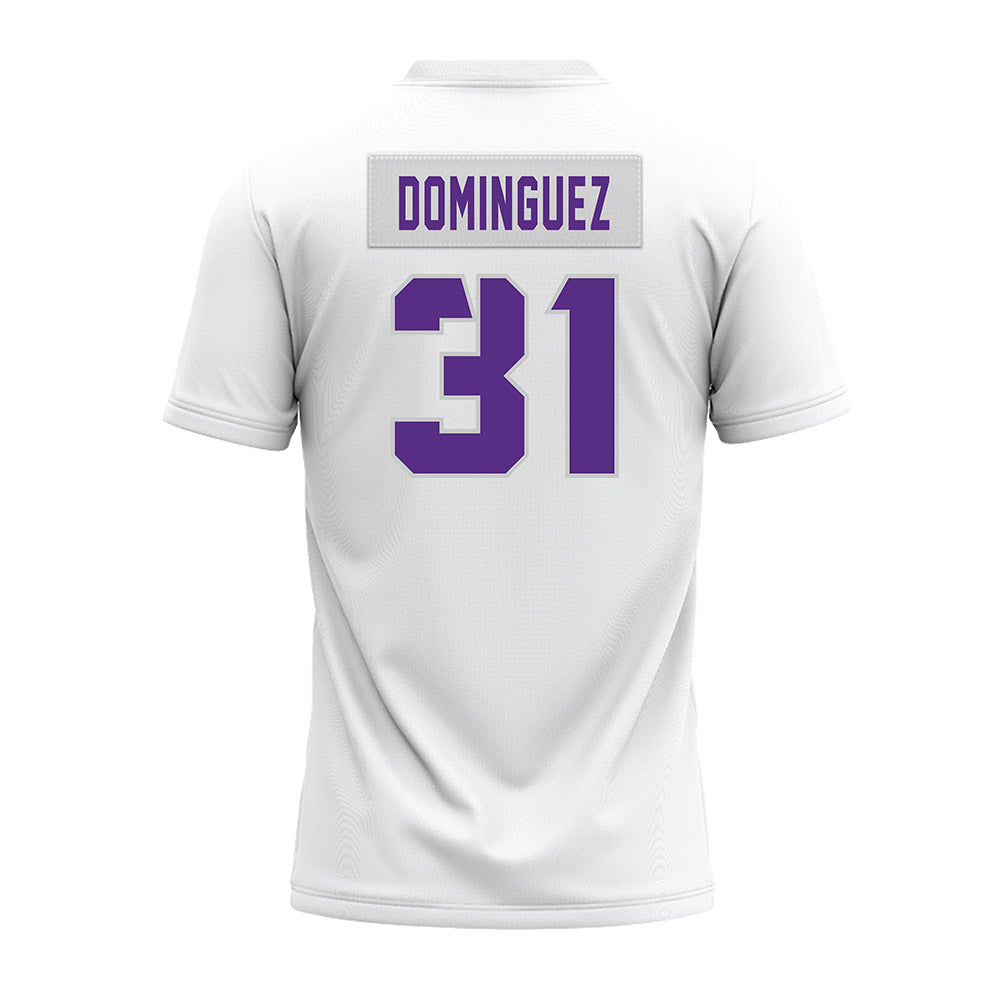 TCU - NCAA Football : Noriel Dominguez - White Premium Football Jersey-1