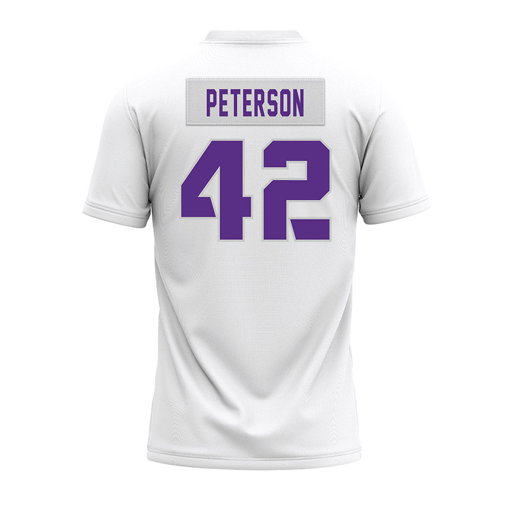 TCU - NCAA Football : Sebastian Peterson - White Premium Football Jersey-1