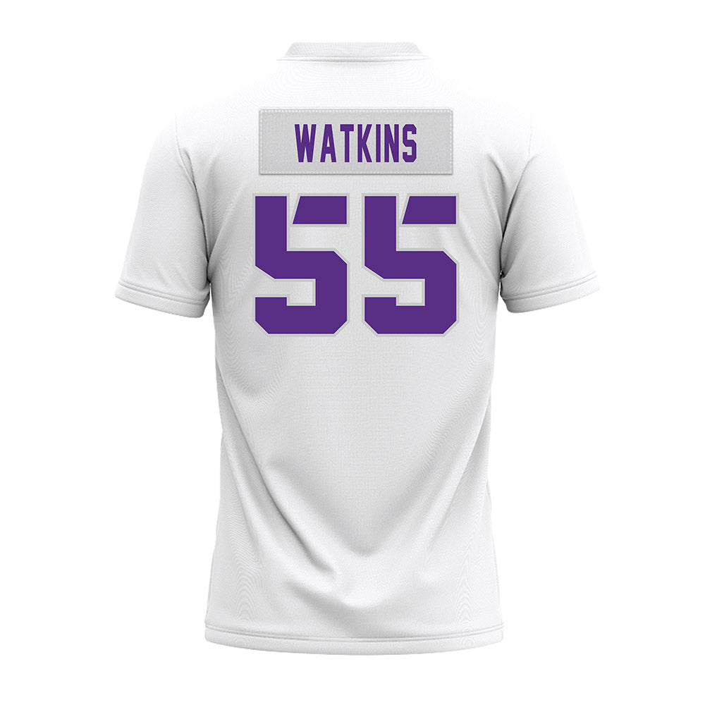 TCU - NCAA Football : Lawson Watkins - White Premium Football Jersey-1