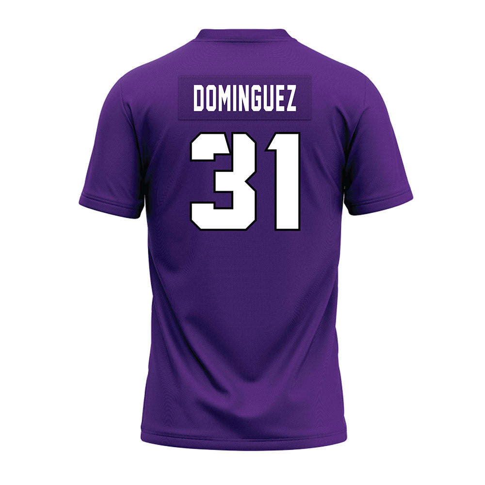 TCU - NCAA Football : Noriel Dominguez - Purple Premium Football Jersey-1