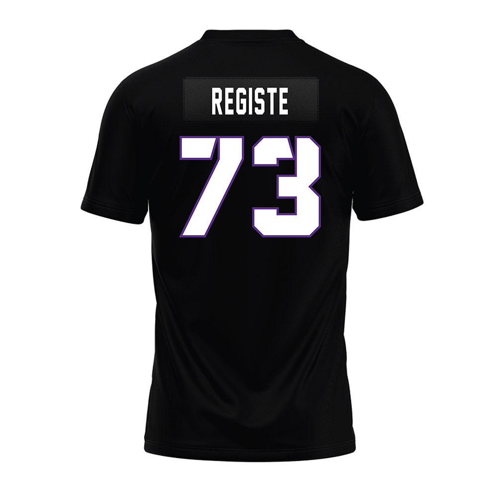 TCU - NCAA Football : Kilian Registe - Black Premium Football Jersey-1