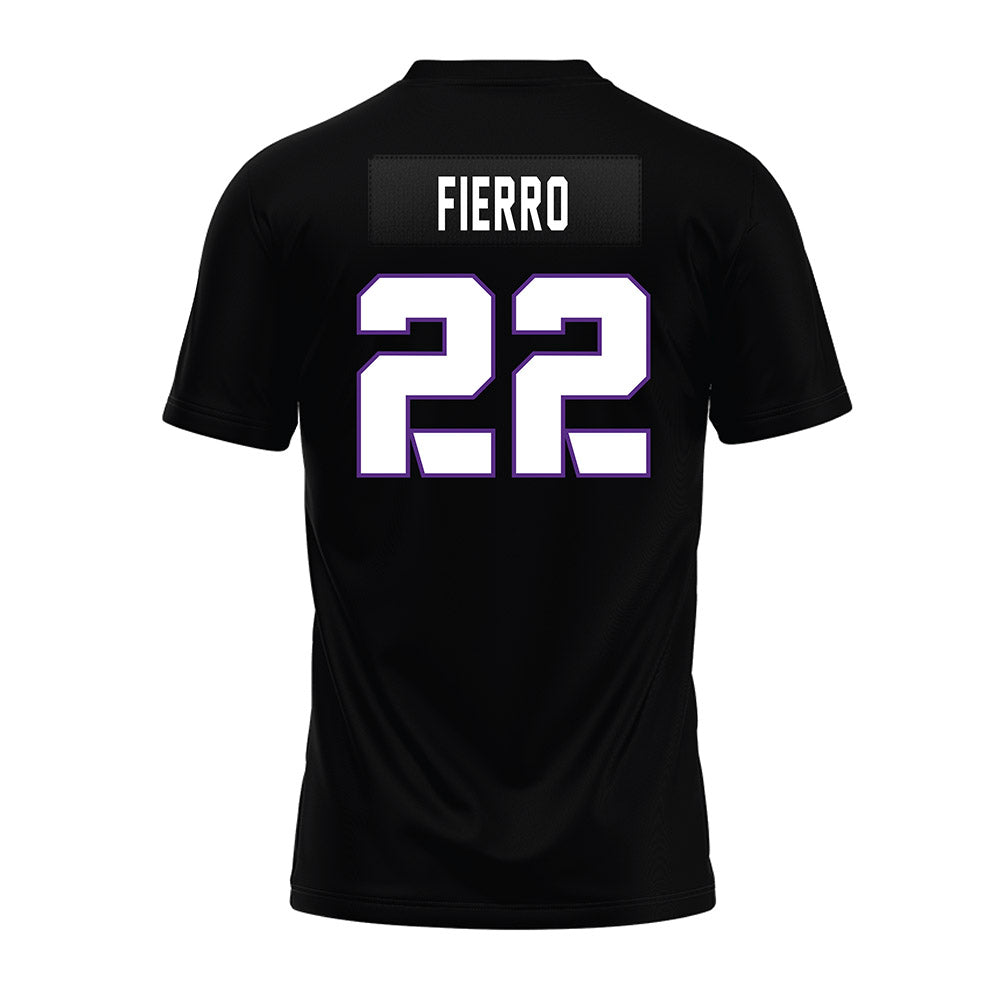 TCU - NCAA Football : Fletcher Fierro - Black Premium Football Jersey-1