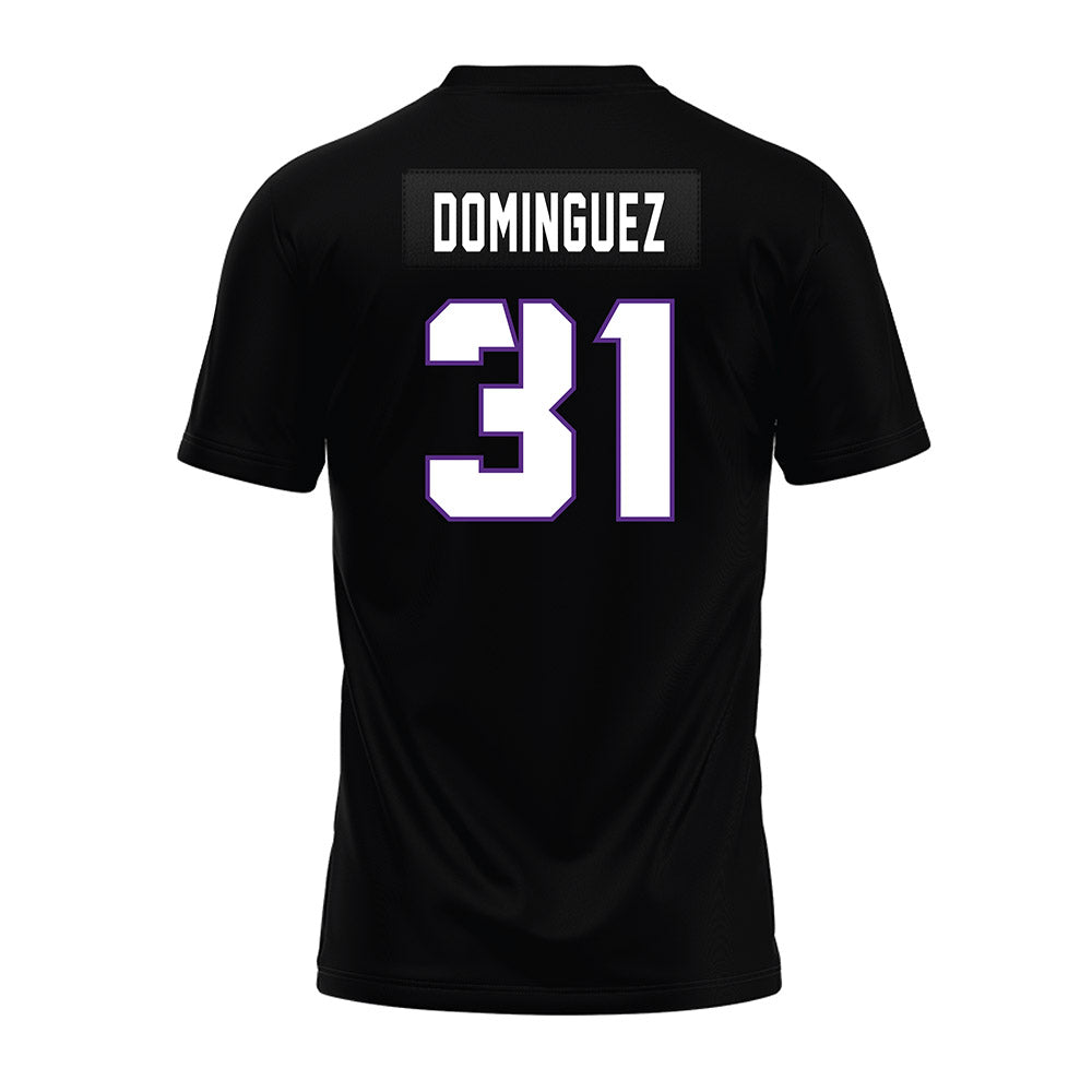 TCU - NCAA Football : Noriel Dominguez - Black Premium Football Jersey-1