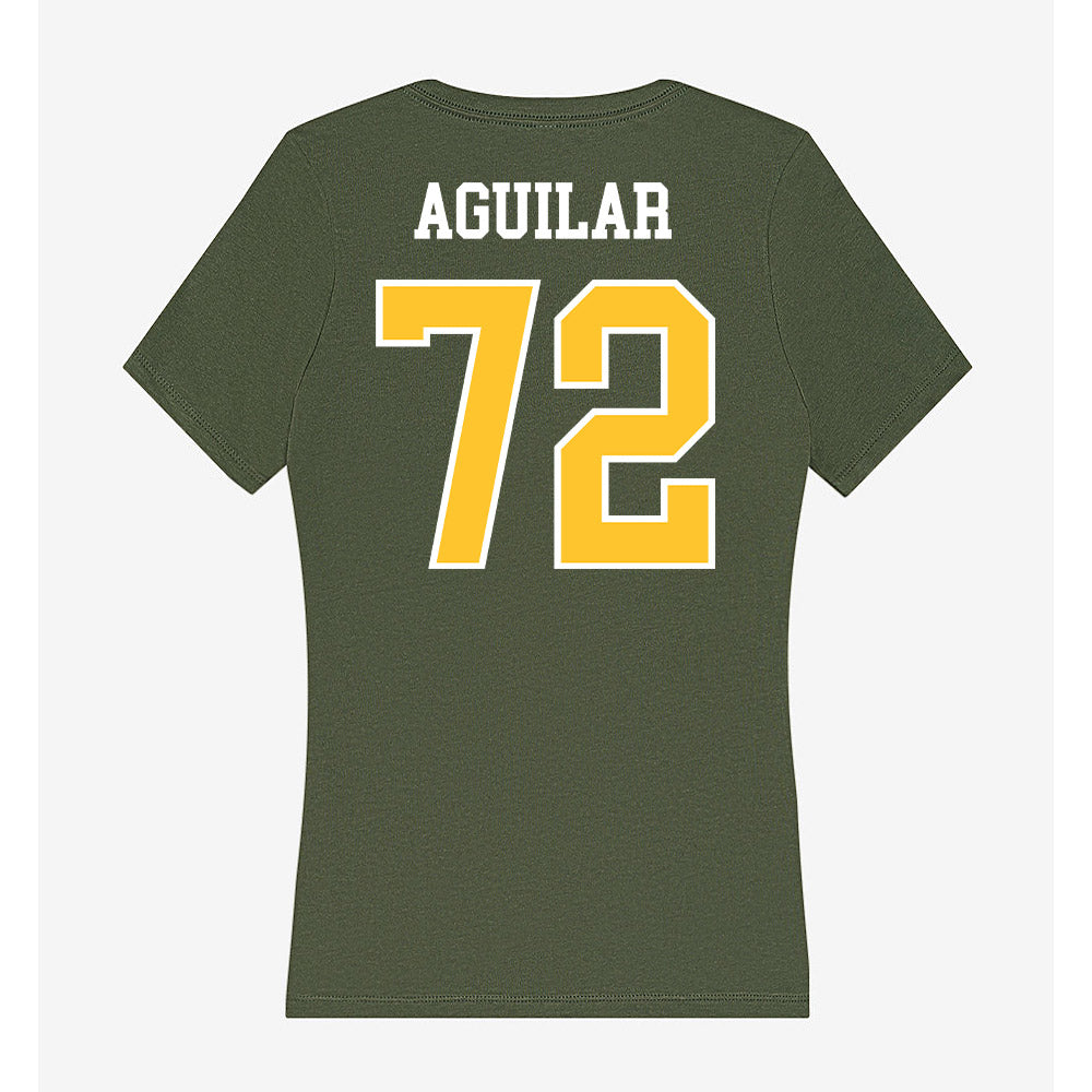 Fitchburg State - NCAA Football : Xavier Aguilar - Classic Shersey Women's V-Neck T-Shirt-1