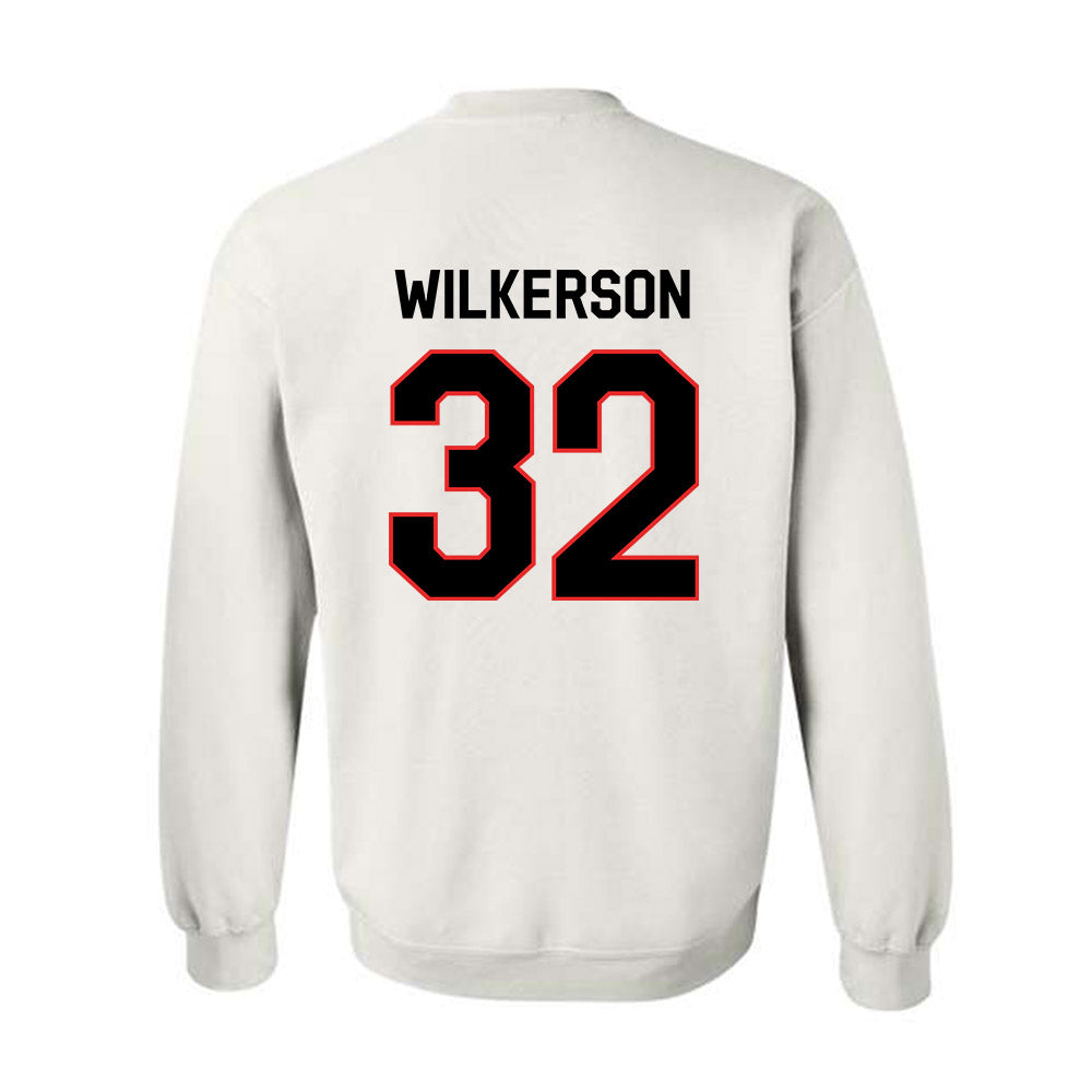 Texas Tech - NCAA Football : Sawyer Wilkerson - Classic Shersey Crewneck Sweatshirt-1