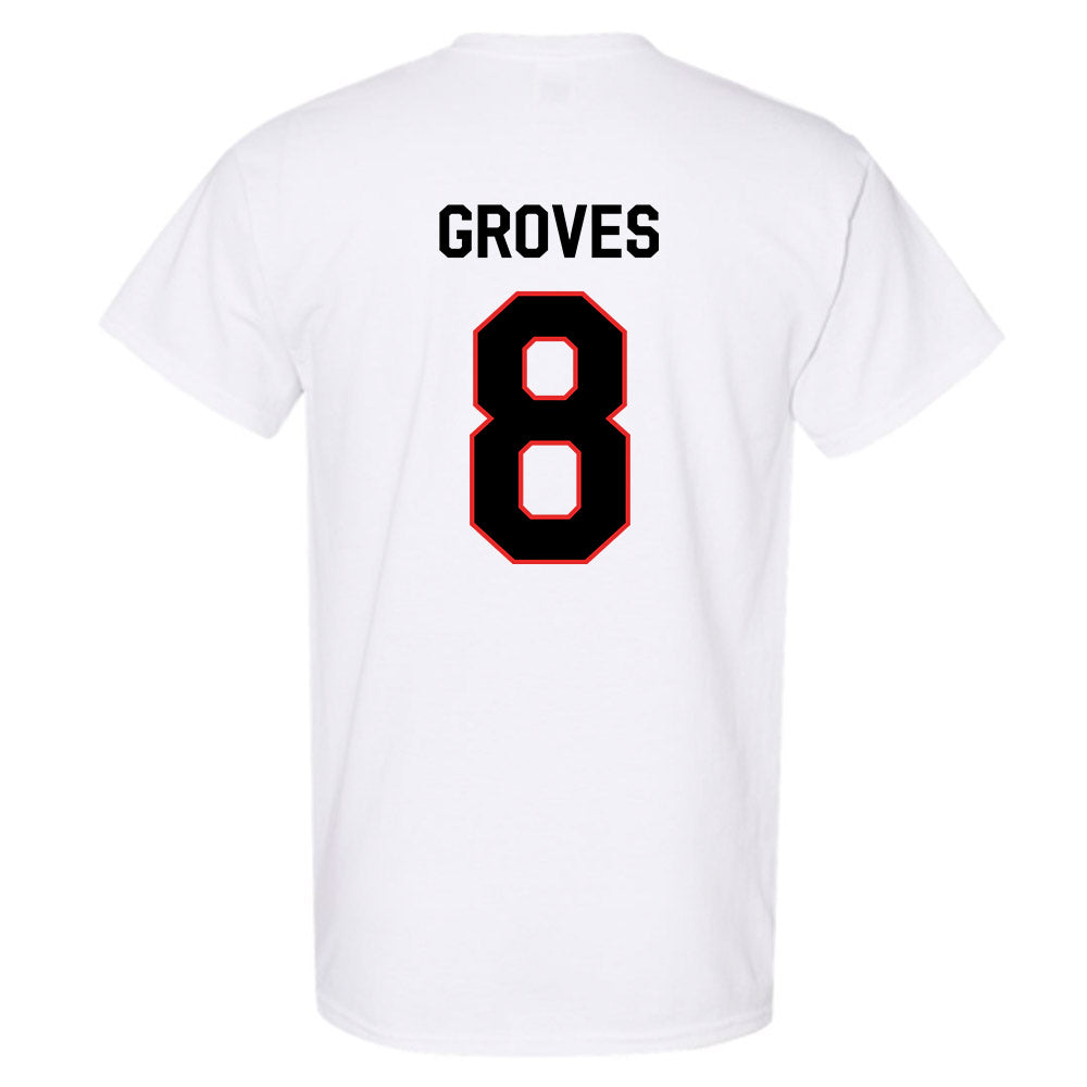Texas Tech - NCAA Men's Basketball : Nolan Groves - Classic Shersey T-Shirt-1