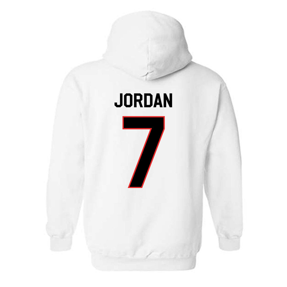 Texas Tech - NCAA Football : Brenden Jordan - Classic Shersey Hooded Sweatshirt-1