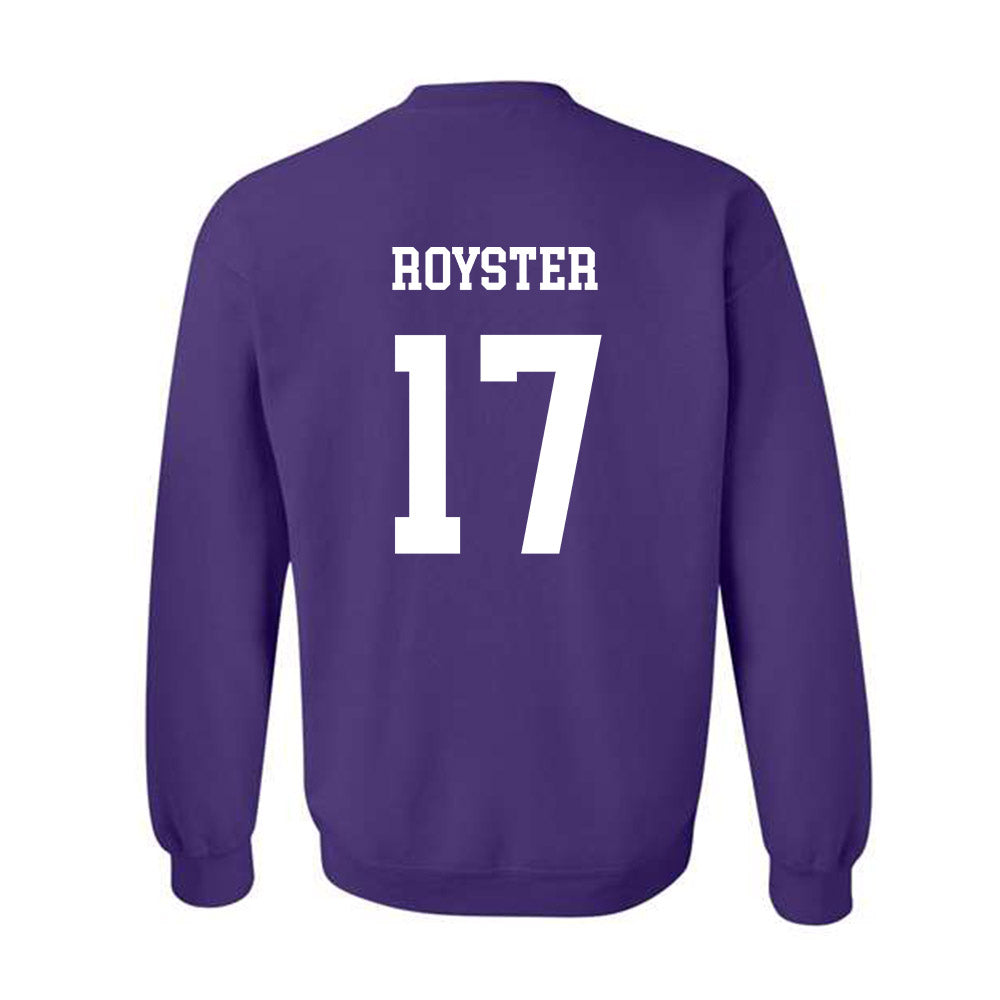 JMU - NCAA Football : Danny Royster - Vintage Dukes Crewneck Sweatshirt-1