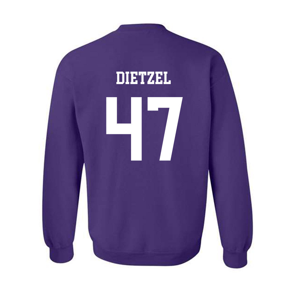 JMU - NCAA Football : Mitchell Dietzel - Vintage Dukes Crewneck Sweatshirt-1