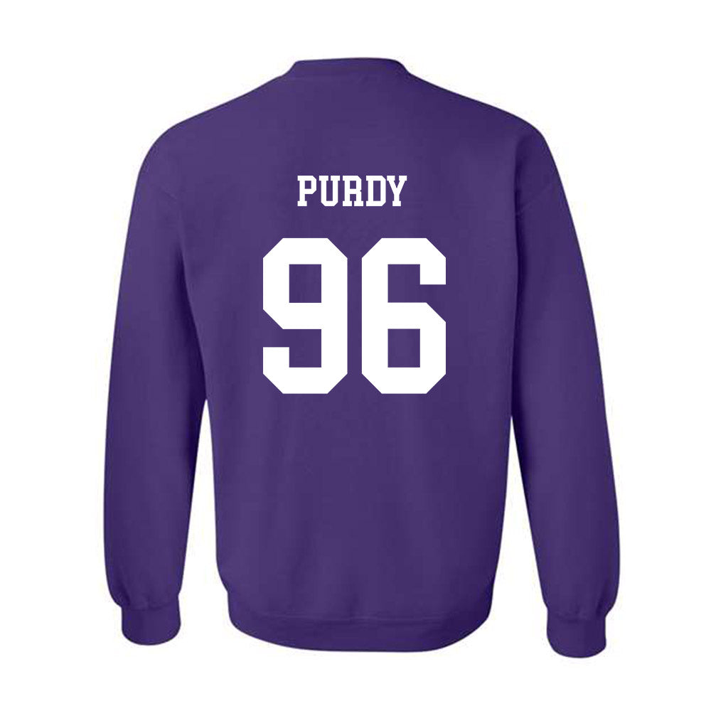 JMU - NCAA Football : Cole Purdy - Vintage Dukes Crewneck Sweatshirt-1