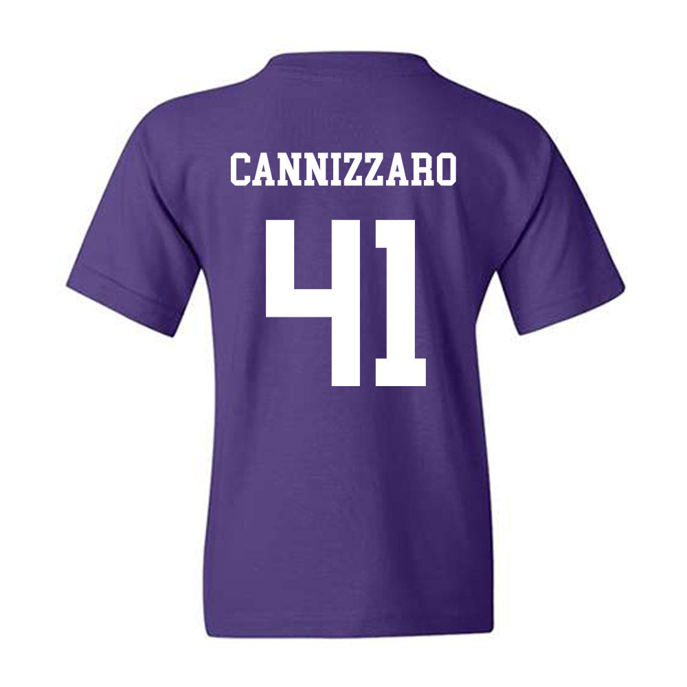 JMU - NCAA Baseball : Jack Cannizzaro - Vintage Dukes Youth T-Shirt-1