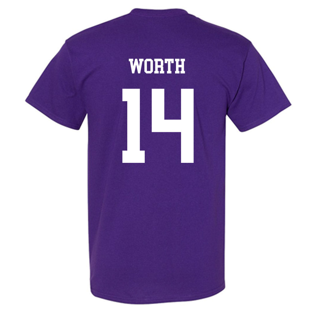 JMU - NCAA Baseball : Conner Worth - Vintage Dukes T-Shirt-1