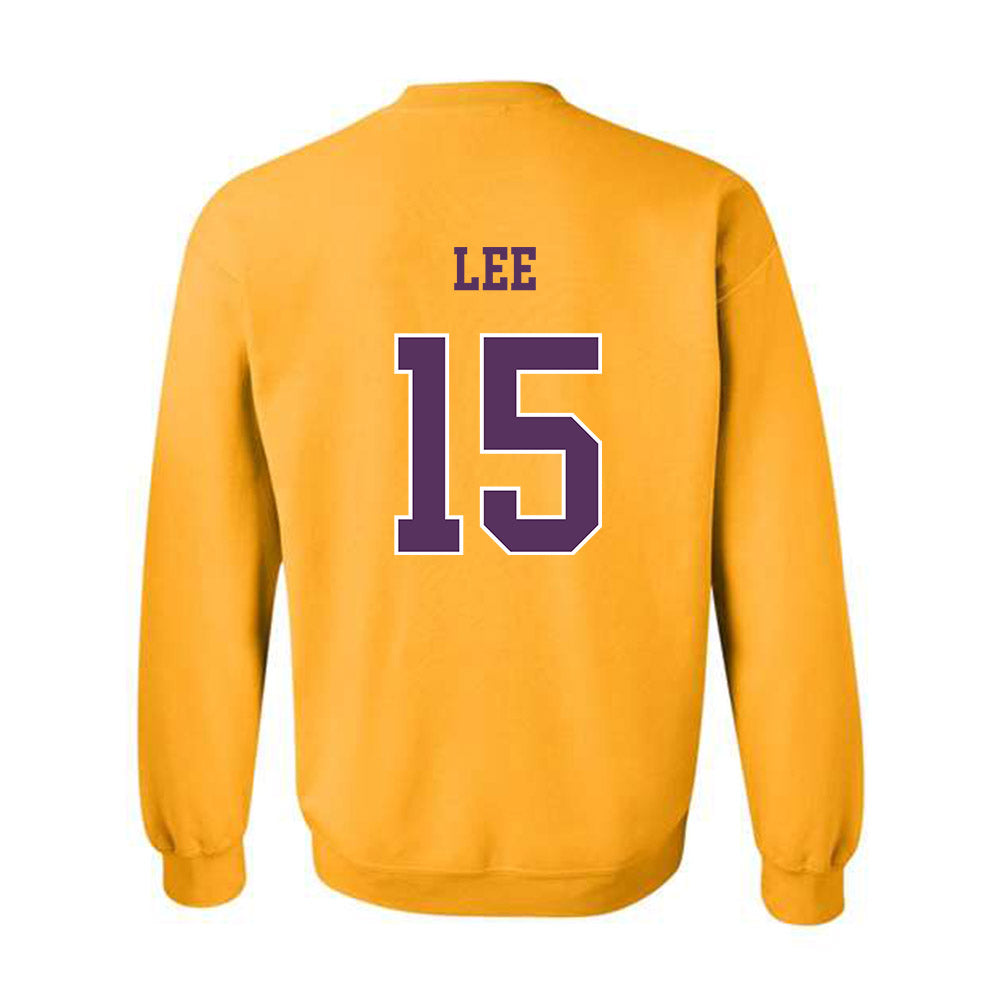 JMU - NCAA Men's Basketball : Brandon Lee - Vintage Dukes Crewneck Sweatshirt-1