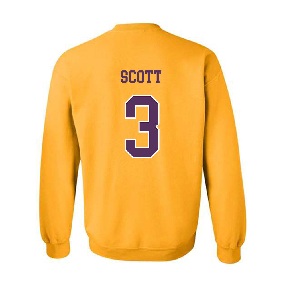 JMU - NCAA Football : Corey Scott - Vintage Dukes Crewneck Sweatshirt-1