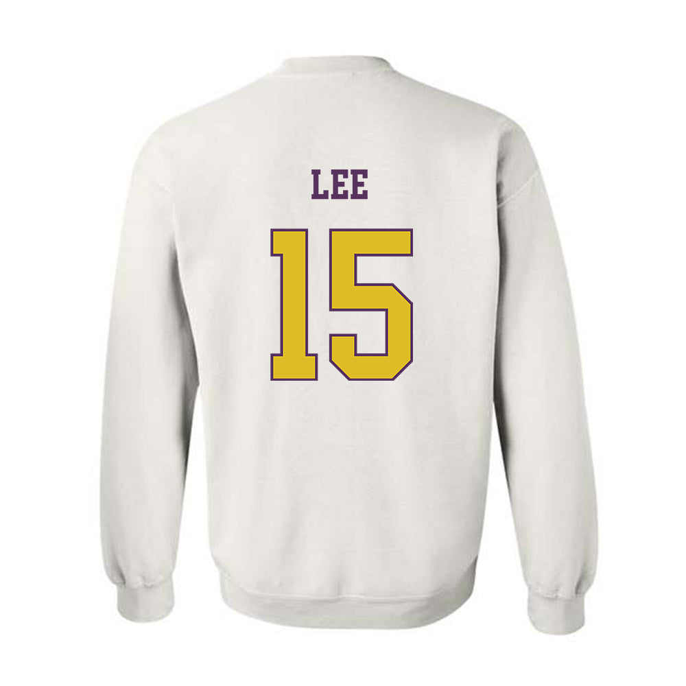 JMU - NCAA Men's Basketball : Brandon Lee - Vintage Dukes Crewneck Sweatshirt-1