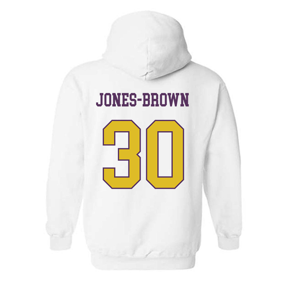 JMU - NCAA Women's Basketball : Ja'Quoia Jones-Brown - Vintage Dukes Hooded Sweatshirt-1