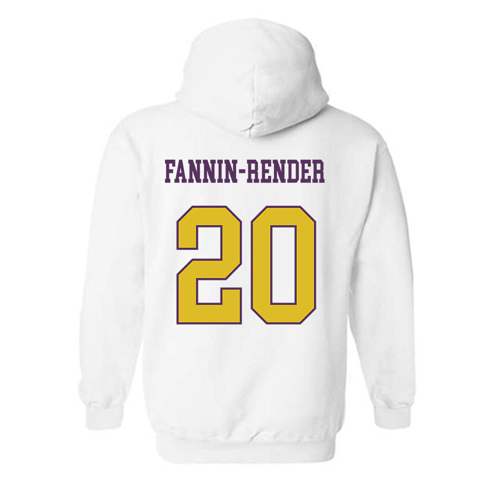 JMU - NCAA Football : Malachi Fannin-Render - Vintage Dukes Hooded Sweatshirt-1