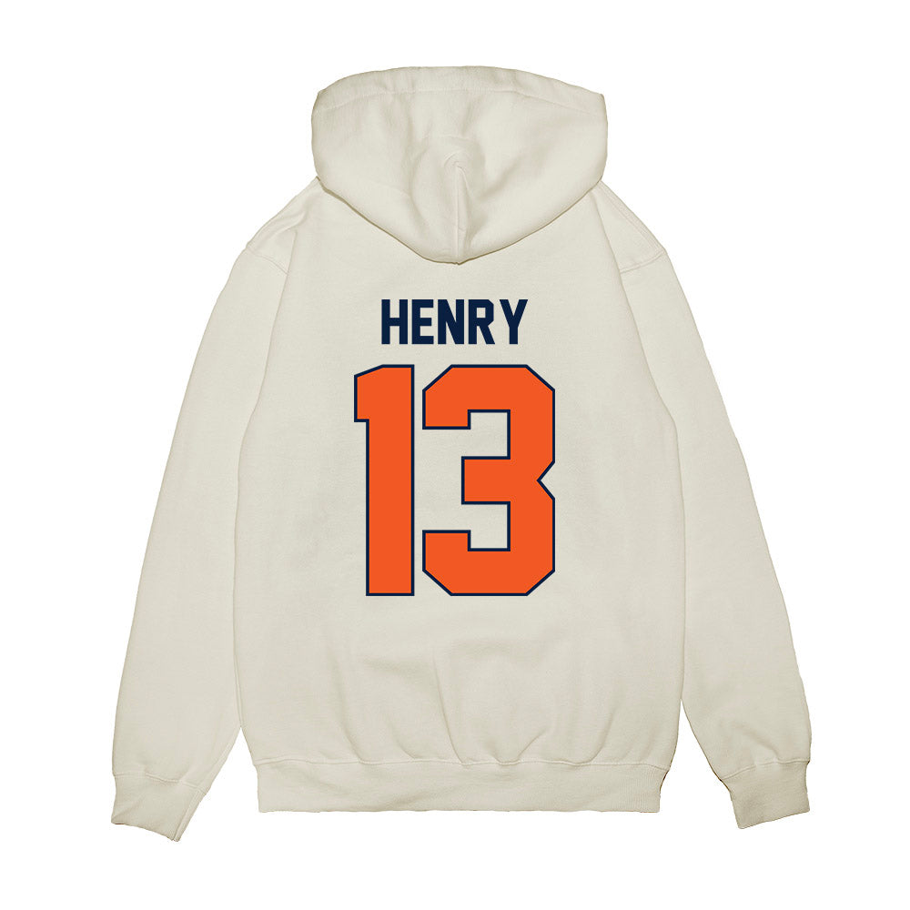 UTEP - NCAA Football : Nikolas Henry - Vintage Miners Premium Hooded Sweatshirt-1