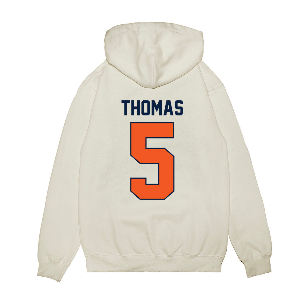 UTEP - NCAA Football : Kam Thomas - Vintage Miners Premium Hooded Sweatshirt-1