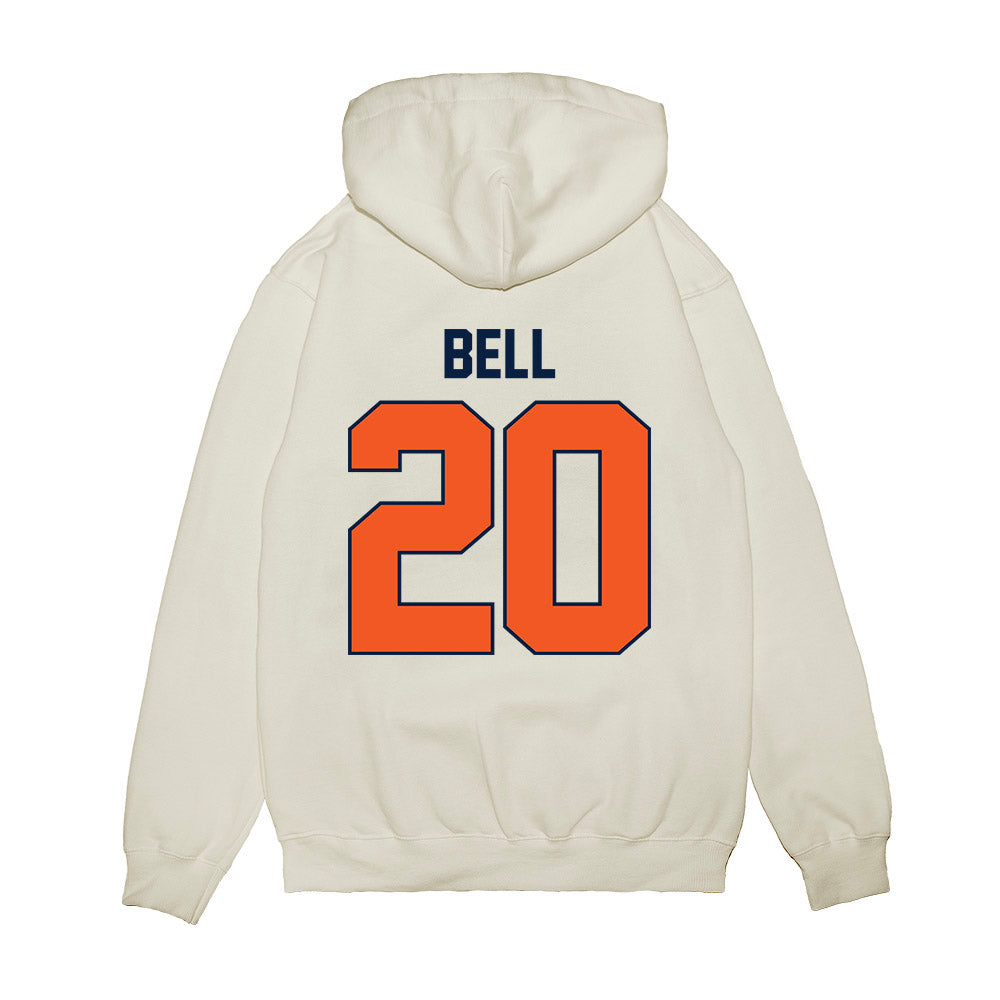UTEP - NCAA Football : Josh Bell - Vintage Miners Premium Hooded Sweatshirt-1