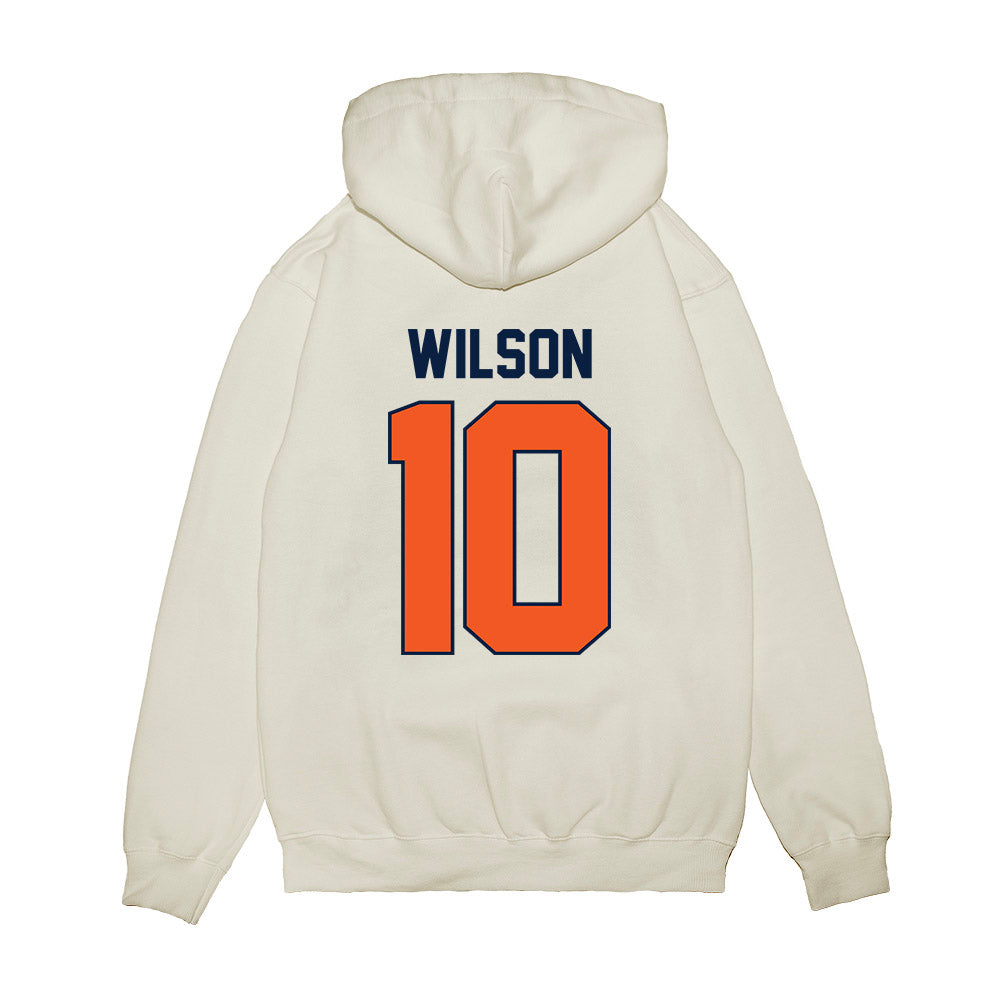 UTEP - NCAA Football : Jayden Wilson - Vintage Miners Premium Hooded Sweatshirt-1