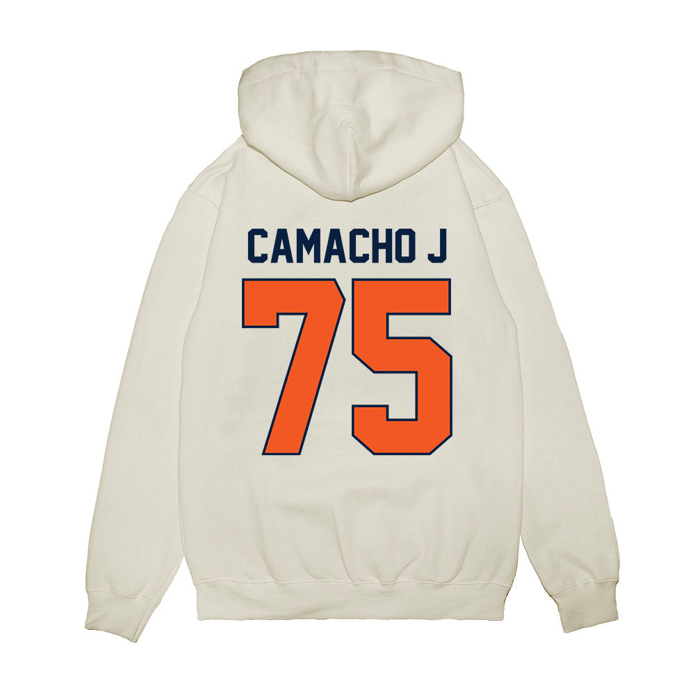 UTEP - NCAA Football : Juan Camacho J - Vintage Miners Premium Hooded Sweatshirt-1