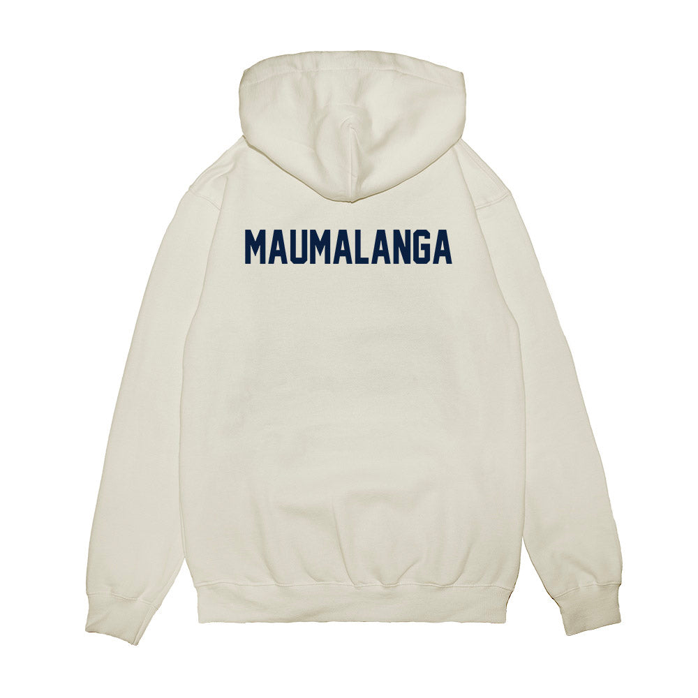 UTEP - NCAA Football : Isaiah Maumalanga - Vintage Miners Premium Hooded Sweatshirt-1