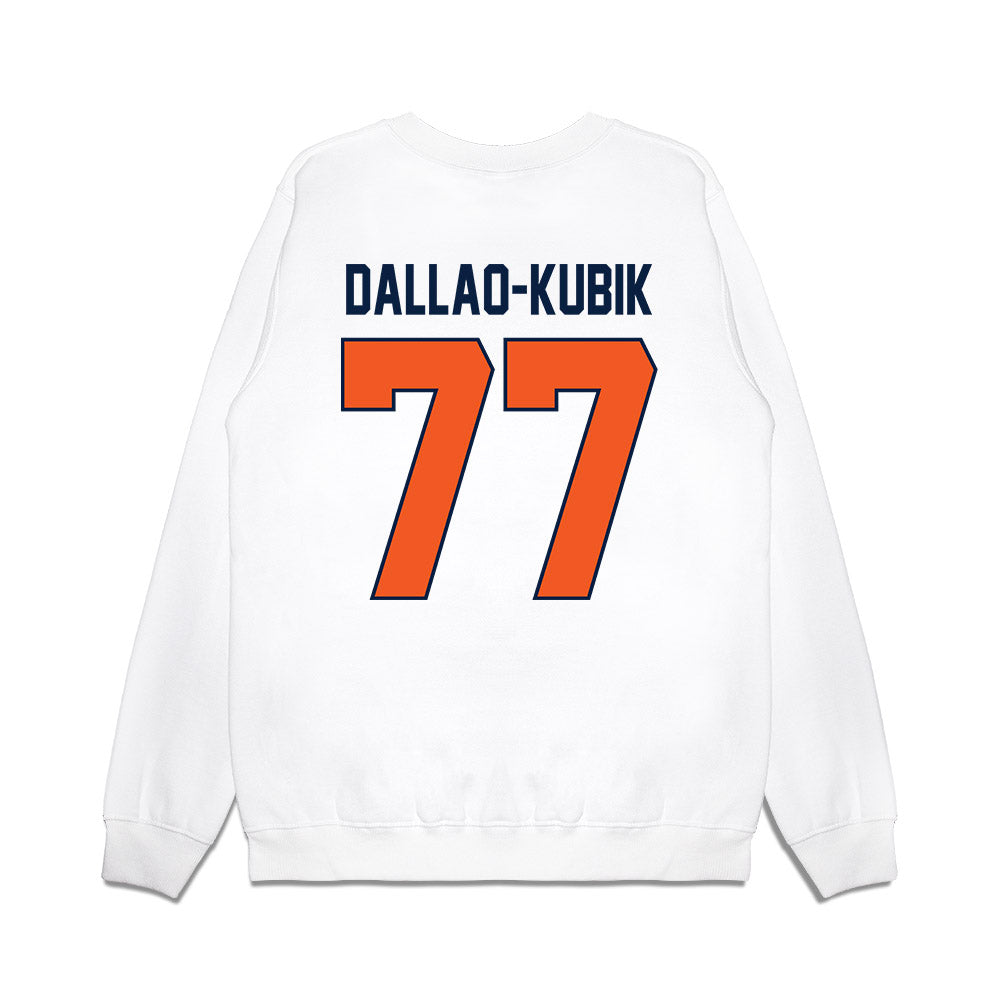 UTEP - NCAA Football : Wesley Dallao-Kubik - Vintage Miners Premium Crewneck Sweatshirt-1