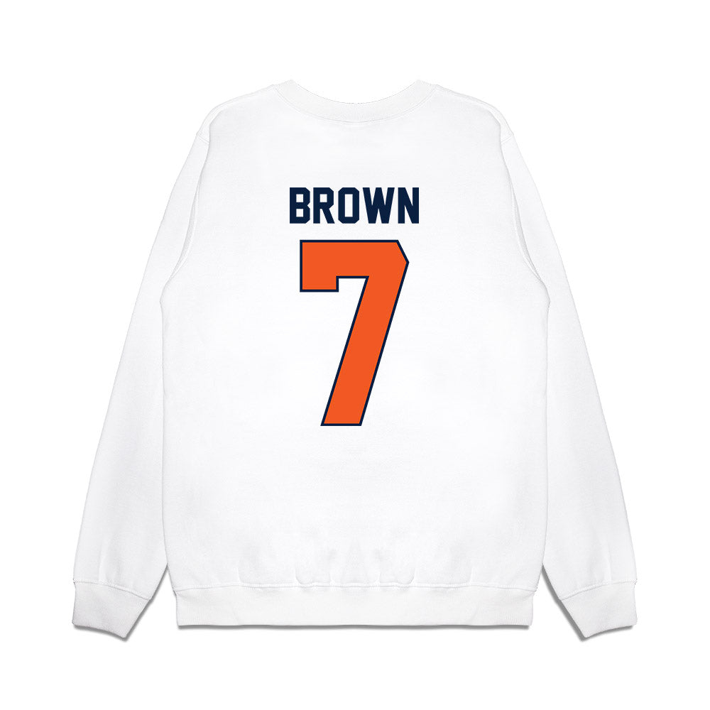 UTEP - NCAA Football : Jaylan Brown - Vintage Miners Premium Crewneck Sweatshirt-1