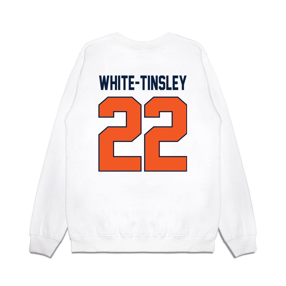 UTEP - NCAA Football : Kane White-Tinsley - Vintage Miners Premium Crewneck Sweatshirt-1