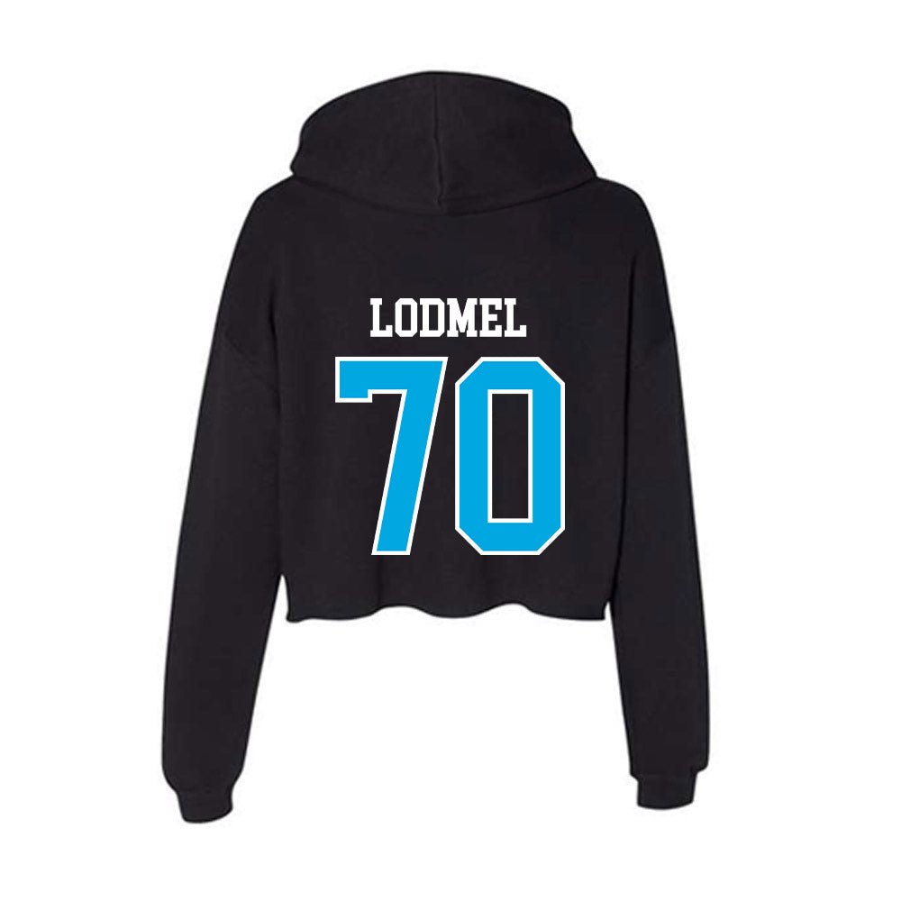 Dakota State - NCAA Football : Lawson Lodmel - Women's Crop Fleece Hoodie-1