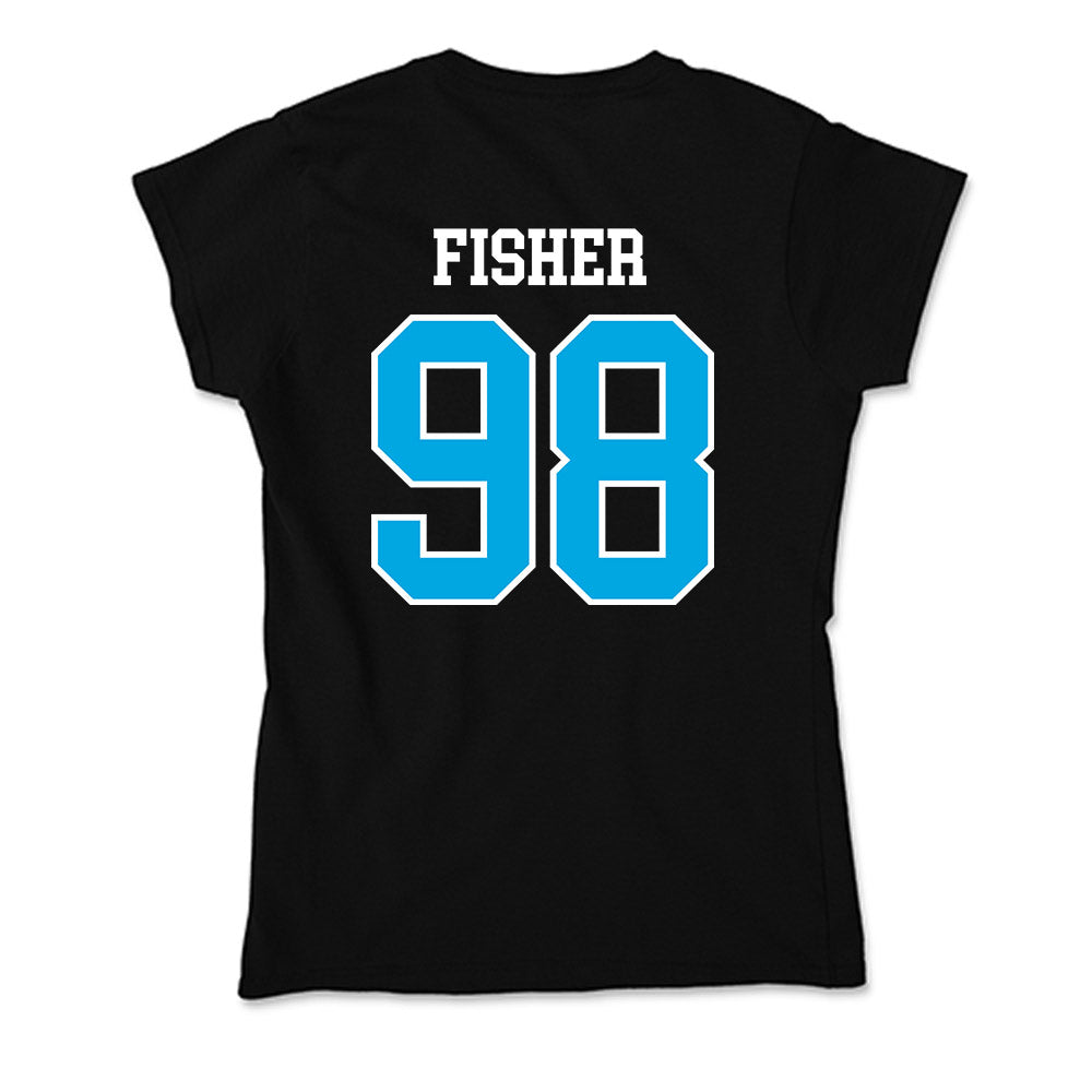 Dakota State - NCAA Football : Jaden Fisher - Soft Style Women’s T-Shirt-1